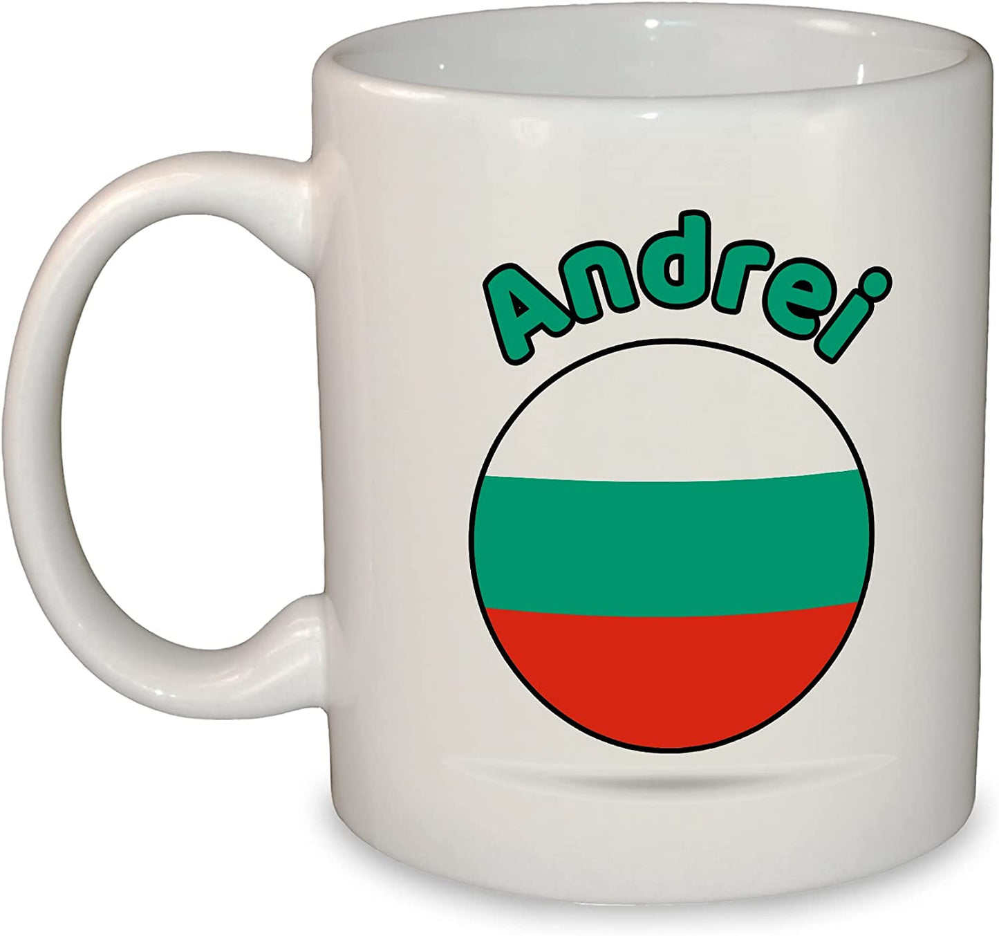 European Round Flag Mug - Choose from 25 countries