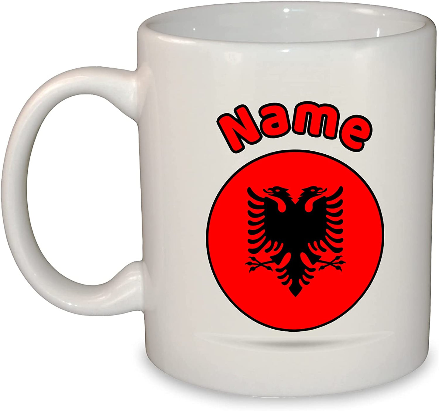 European Round Flag Mug - Choose from 25 countries