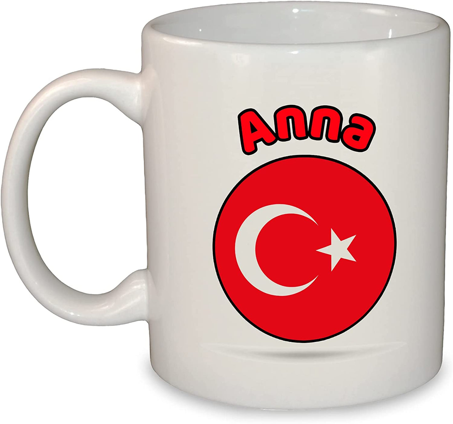 European Round Flag Mug - Choose from 25 countries