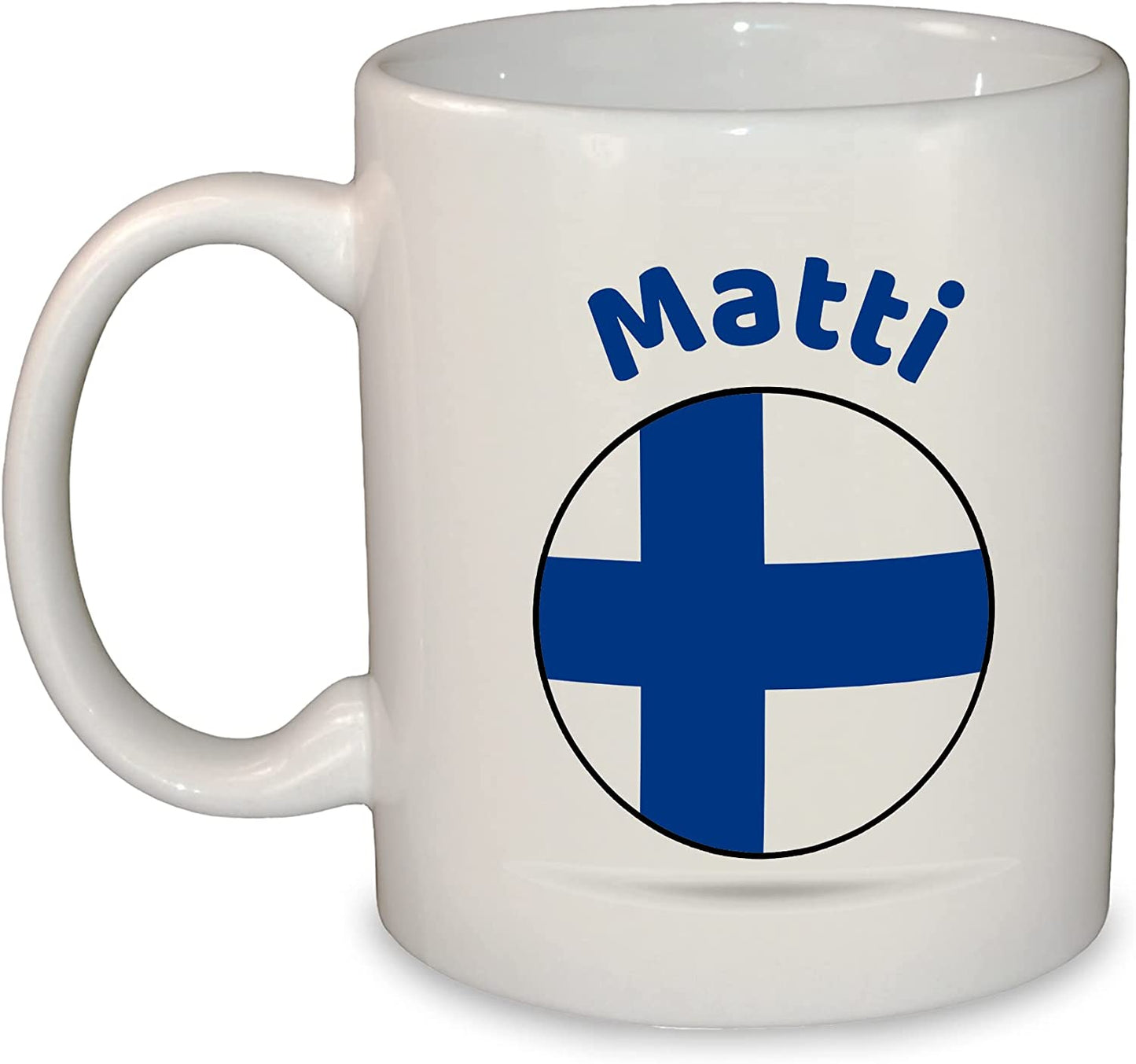 European Round Flag Mug - Choose from 25 countries