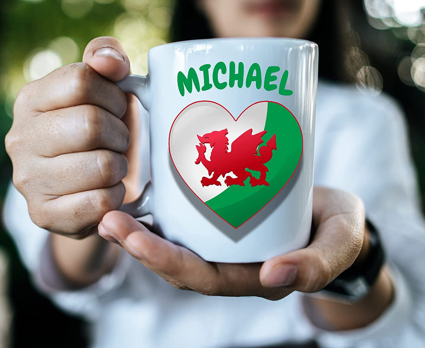 Welsh Flag Personalised Coffee Mug