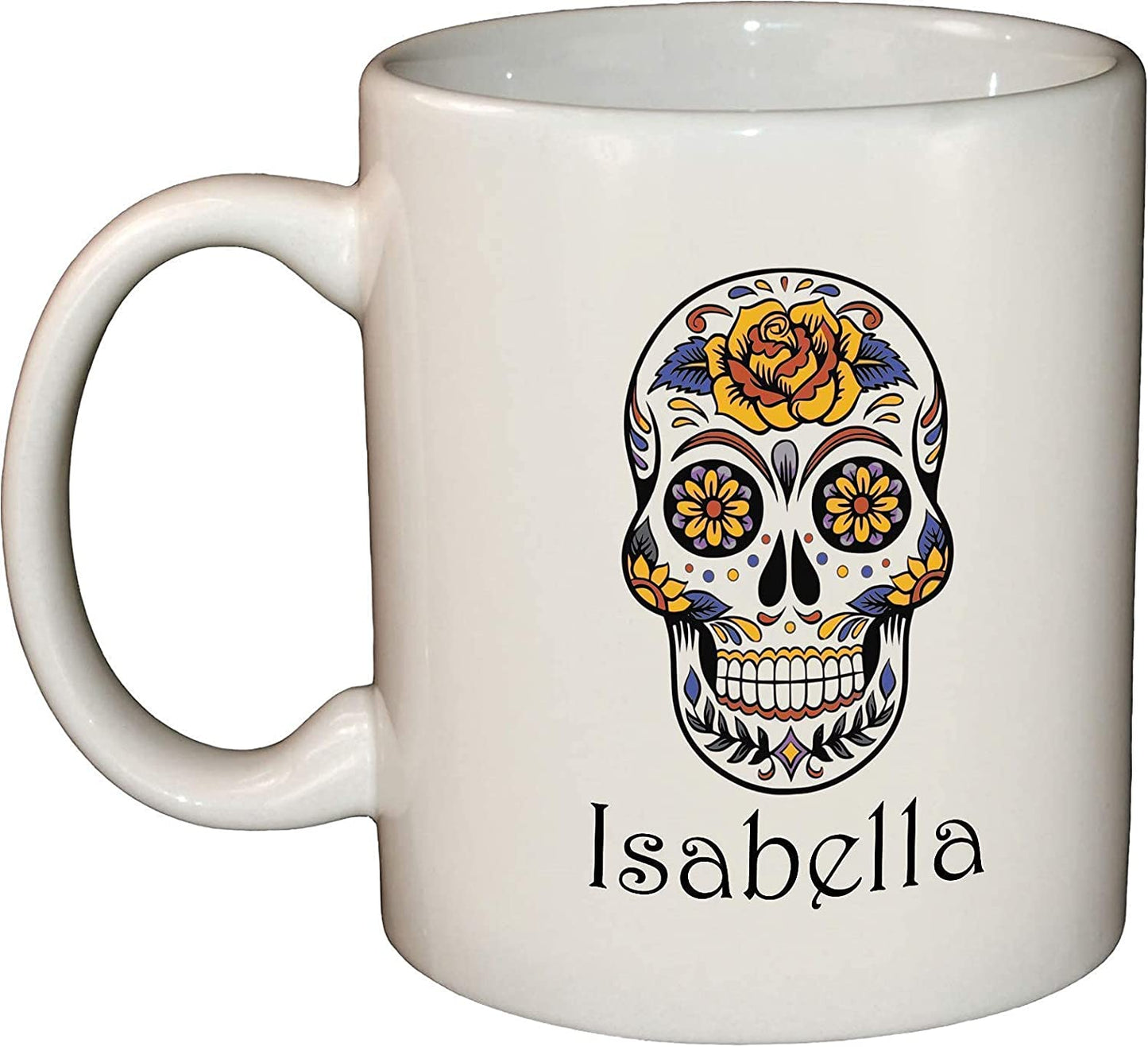 Personalised Decorative Skull Ceramic Mug