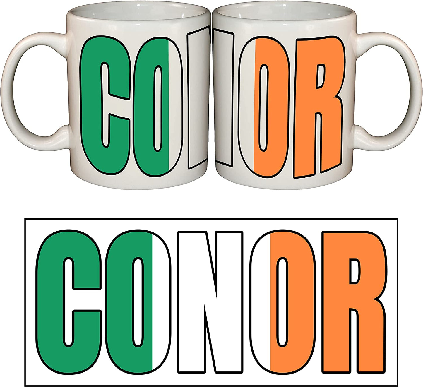 MB Prints England Flag Name Mug - Add Any Name - 320ml Ceramic Coffee Tea Cup