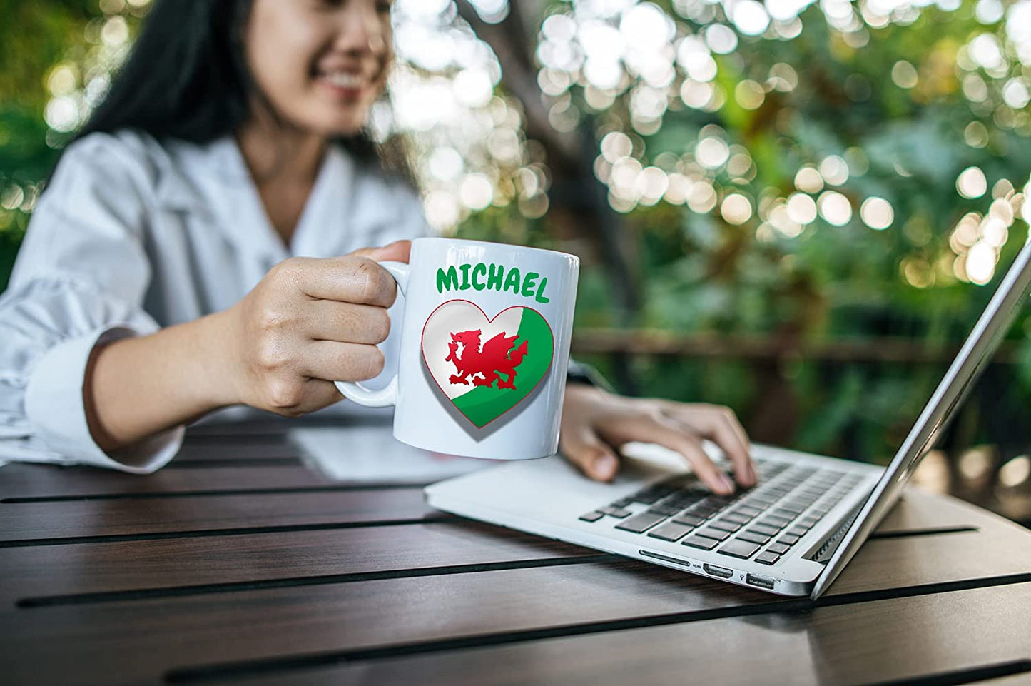 Welsh Flag Personalised Coffee Mug