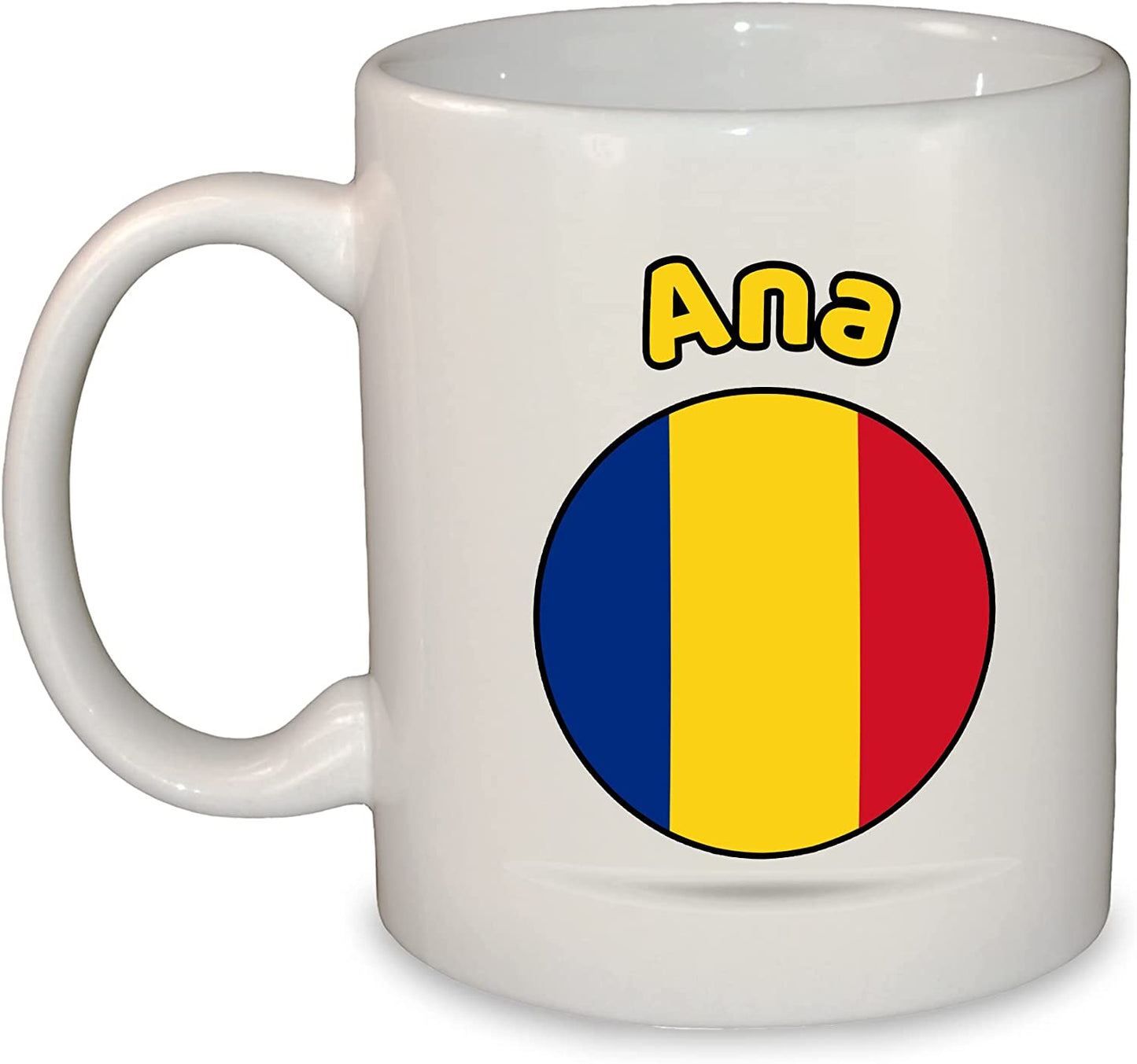 European Round Flag Mug - Choose from 25 countries