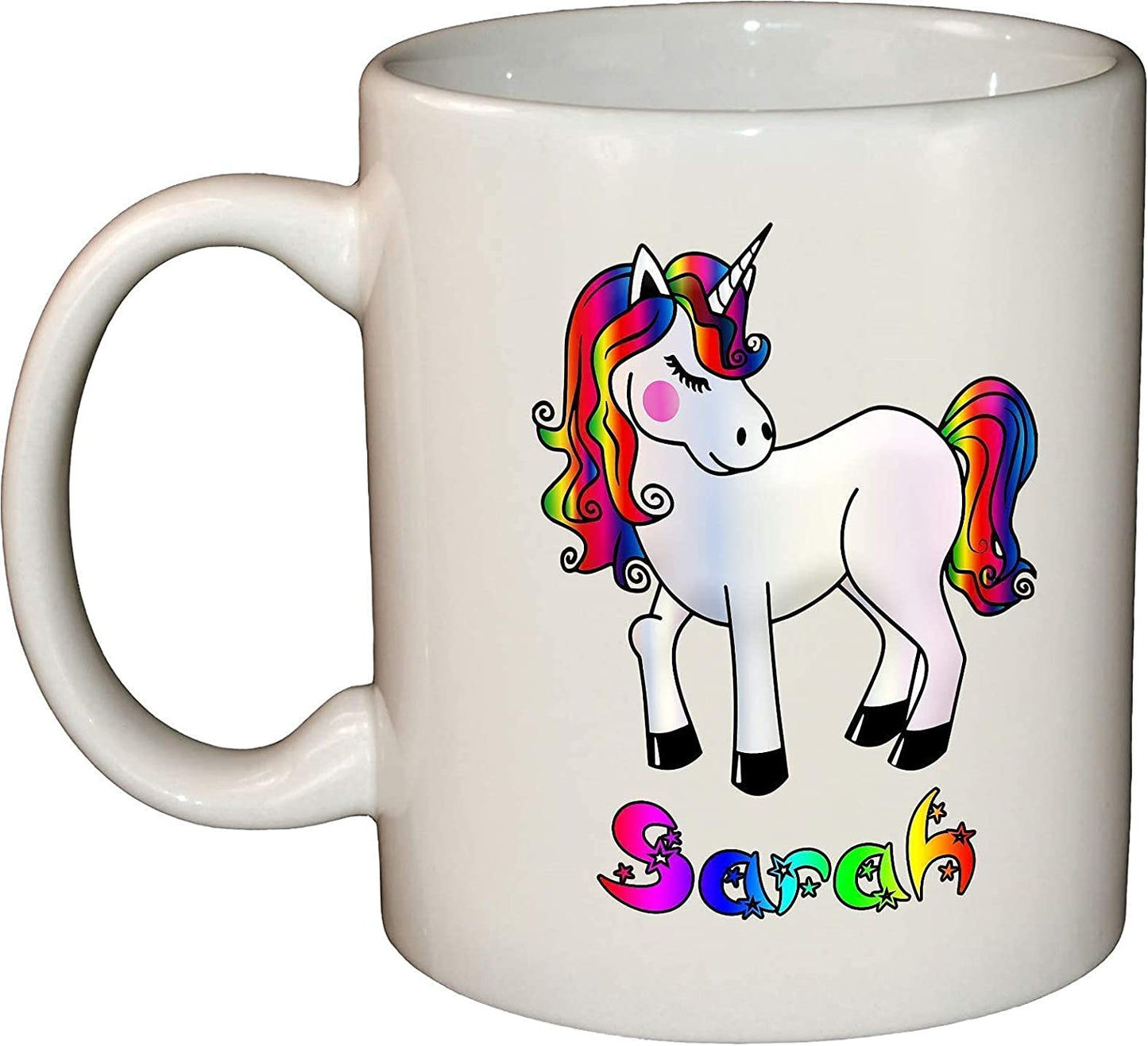 Unicorn Personalised Name Ceramic Mug/Cup 11oz Dishwasher & Microwave safe
