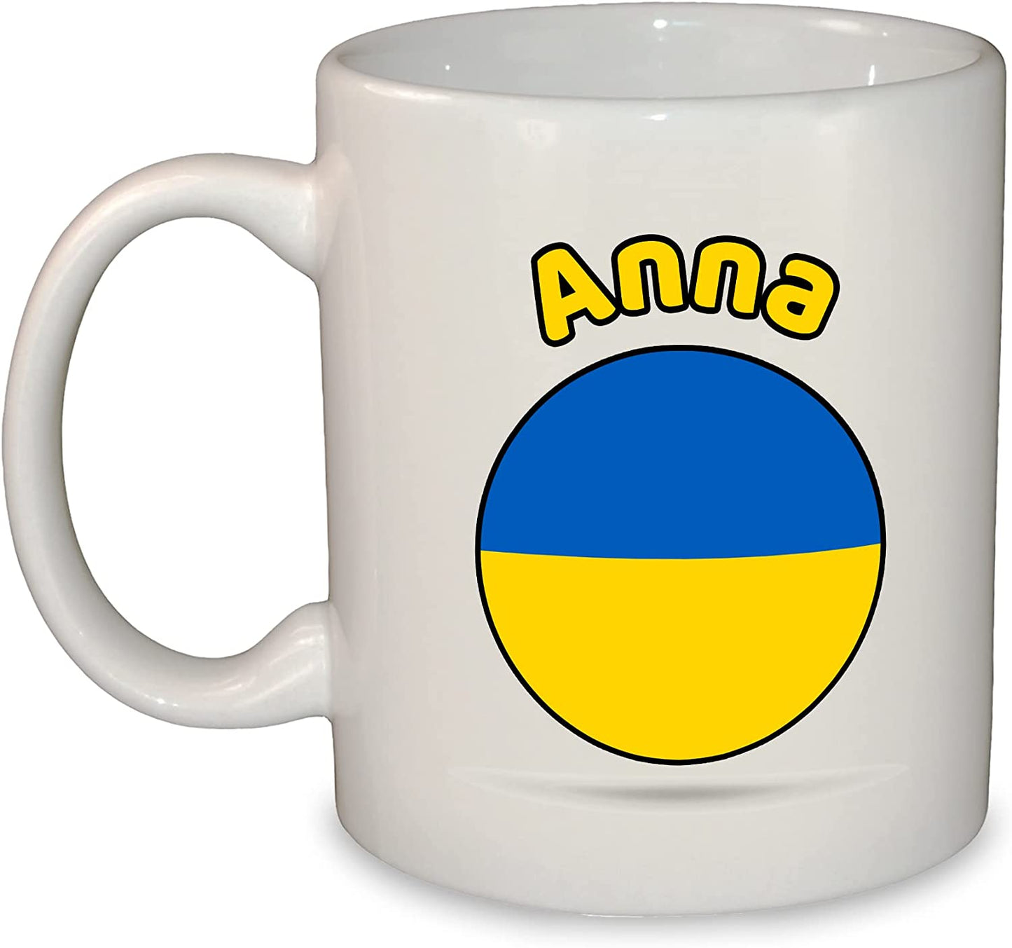 European Round Flag Mug - Choose from 25 countries