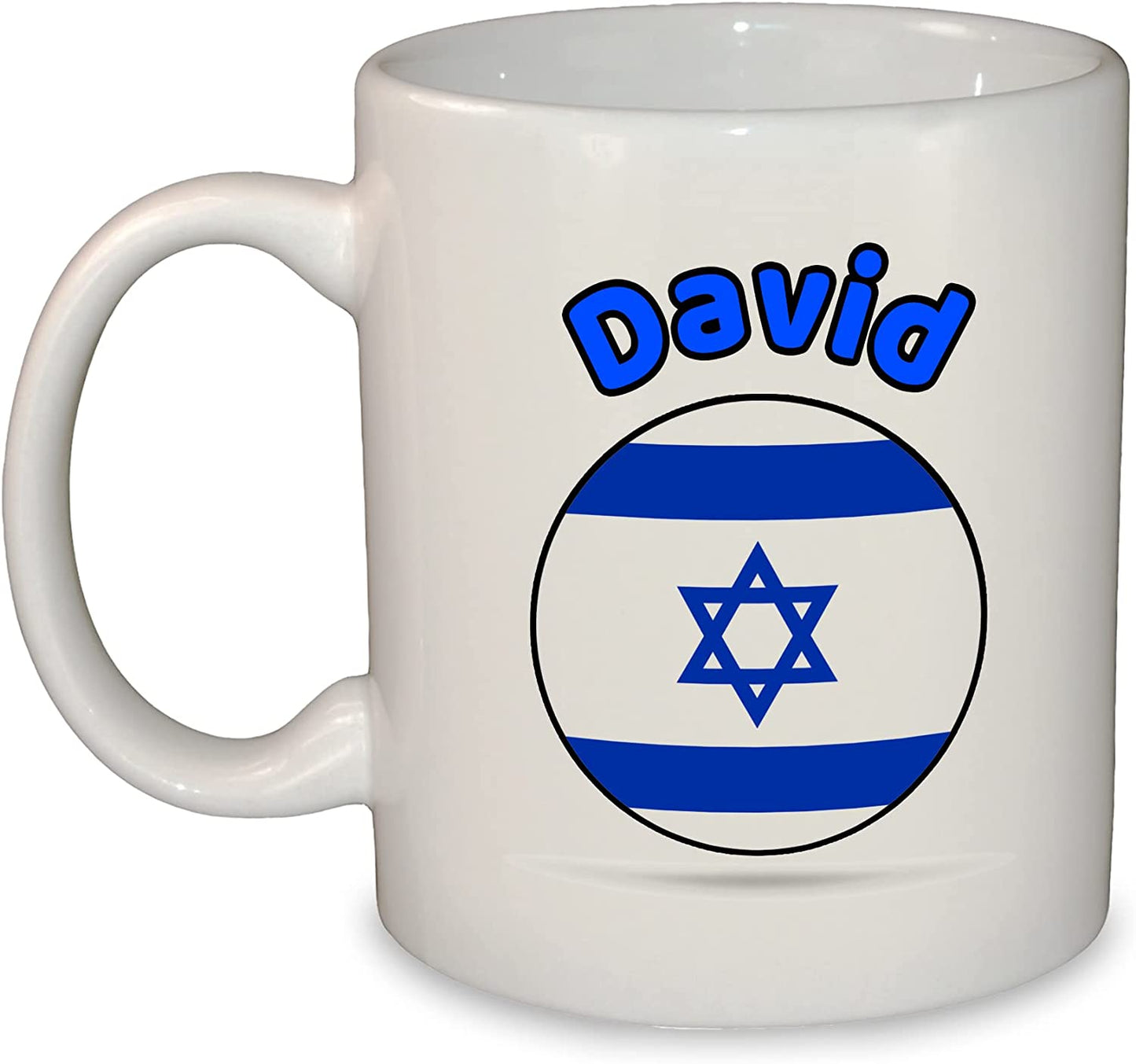 World Round Flag Mug - Add Any Name