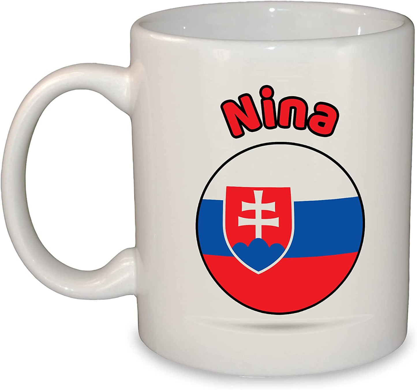 European Round Flag Mug - Choose from 25 countries