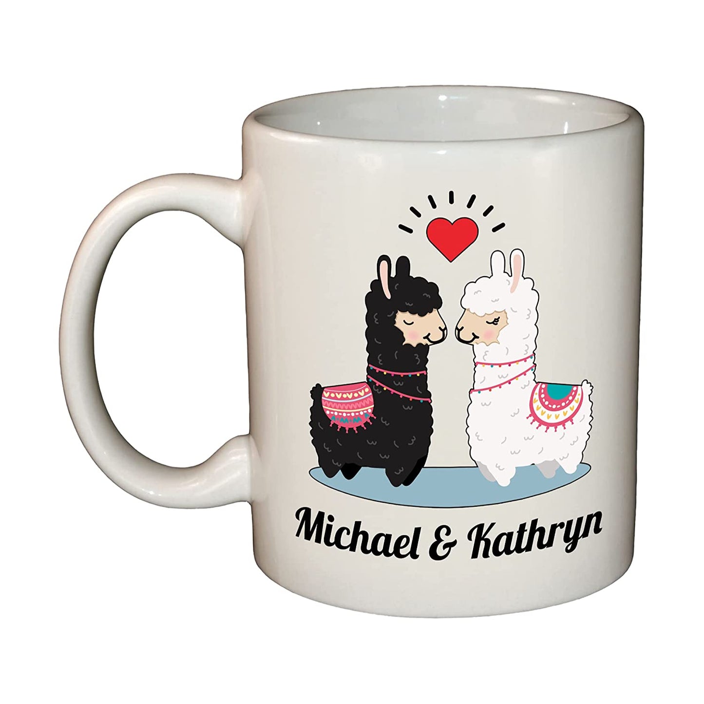 Love Llamas Personalised Mug/Cup 11oz Dishwasher & Microwave safe