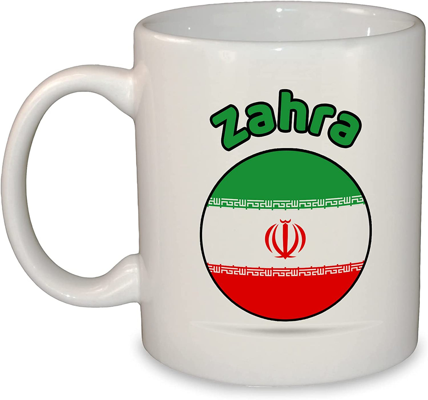 World Round Flag Mug - Add Any Name