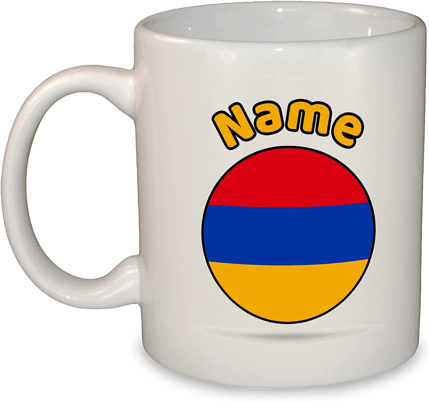 European Round Flag Mug - Choose from 25 countries