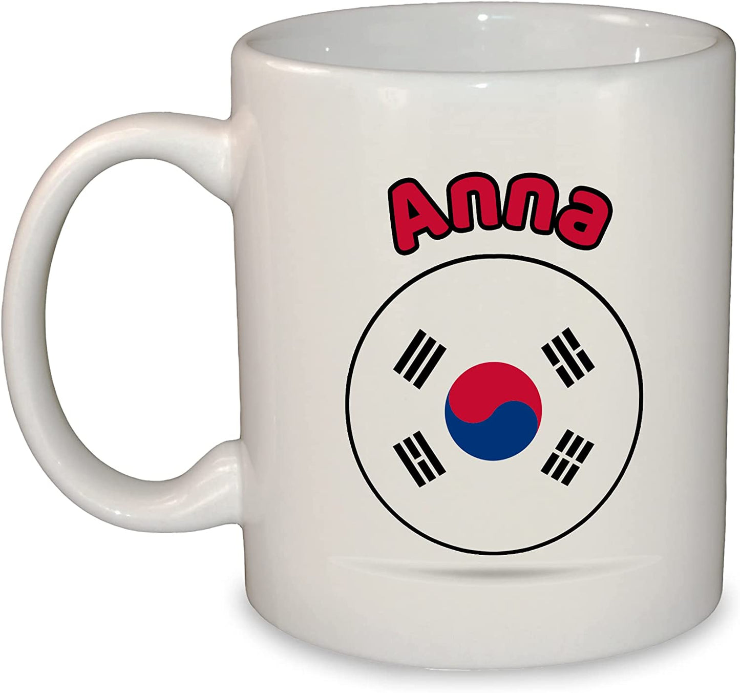 World Round Flag Mug - Add Any Name