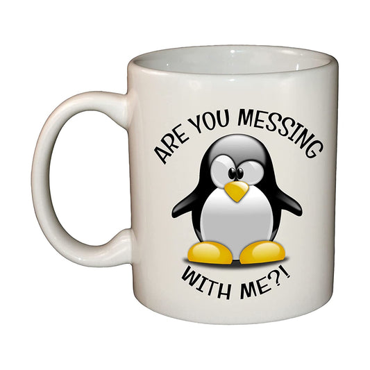 Crazy Penguin Mug/Cup 11oz Dishwasher & Microwave safe