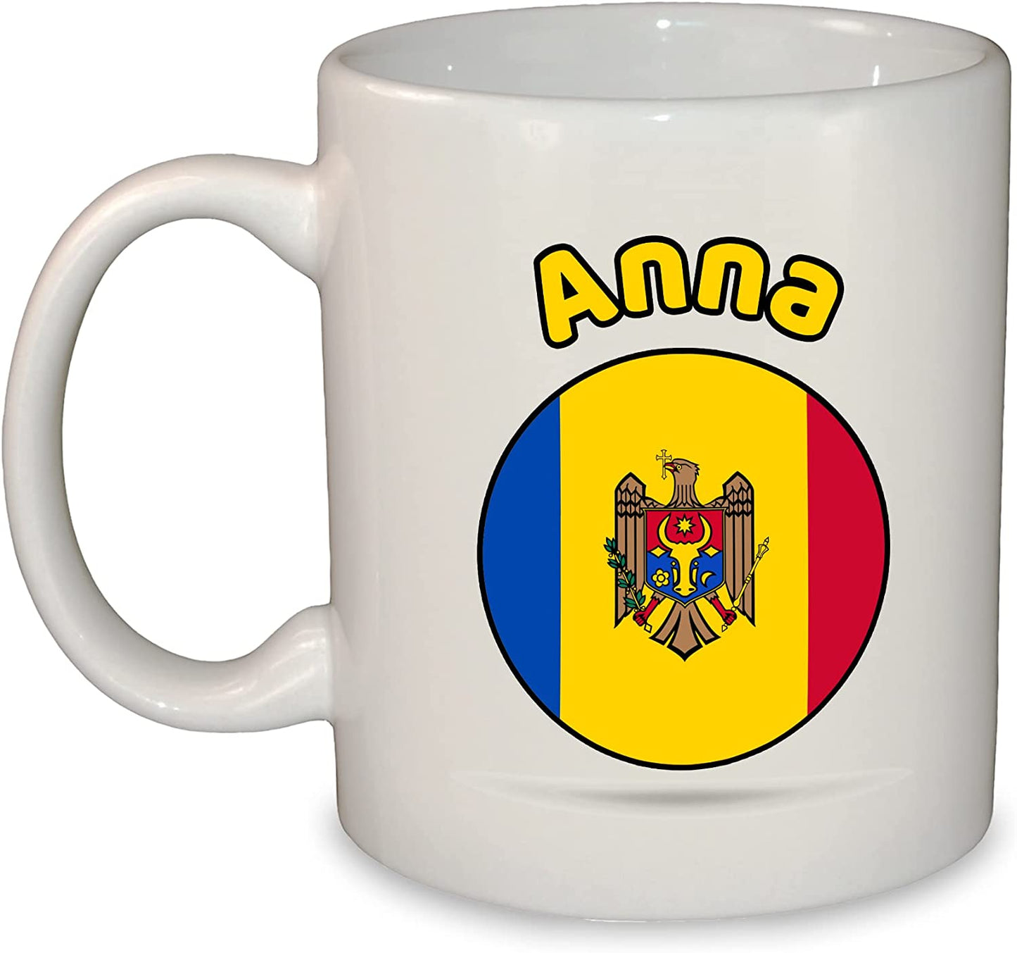 European Round Flag Mug - Choose from 25 countries