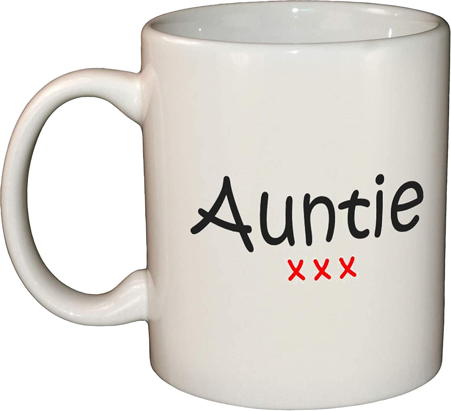 Auntie 3 Kisses Novelty 11oz Ceramic Mug