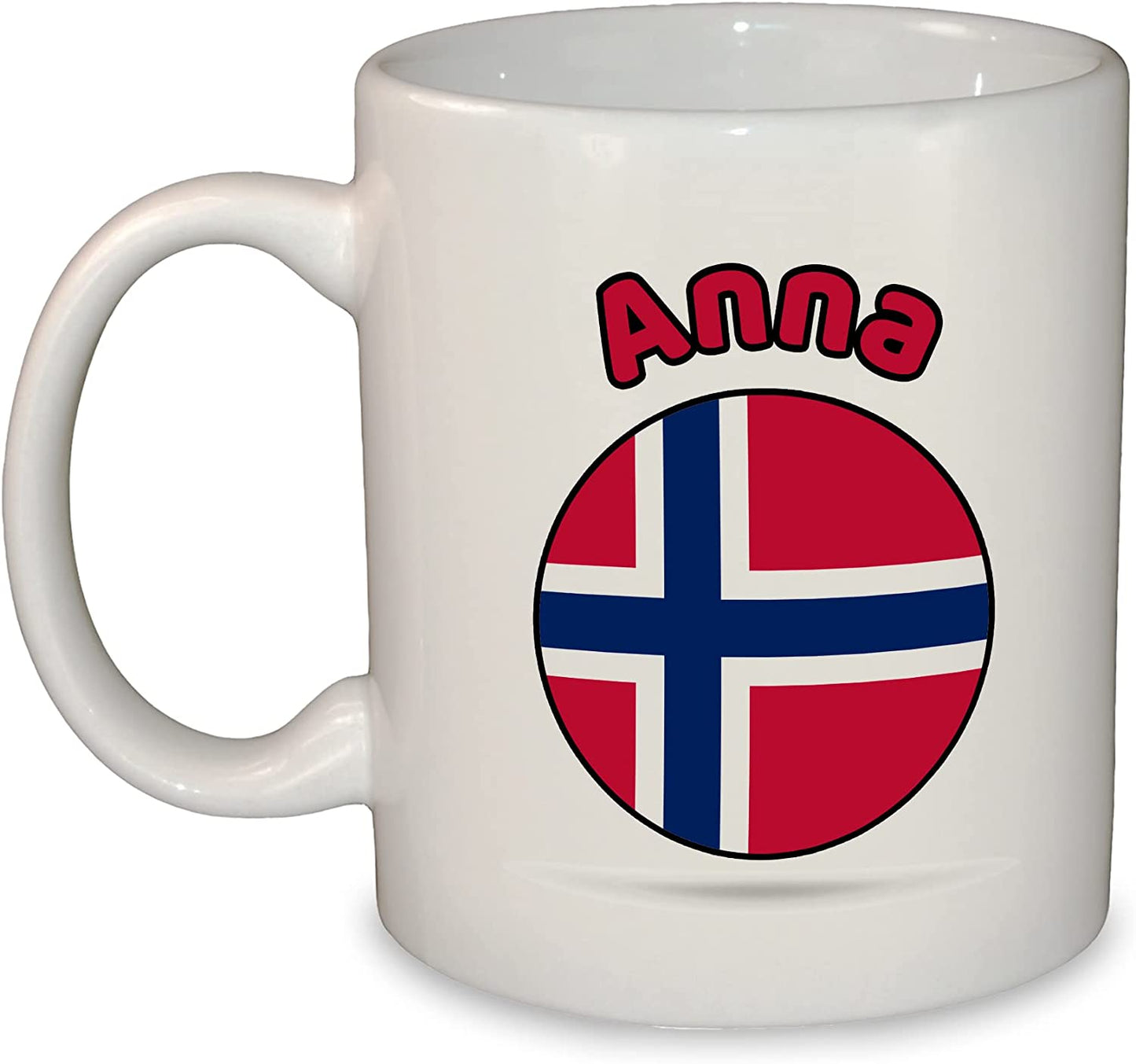 European Round Flag Mug - Choose from 25 countries