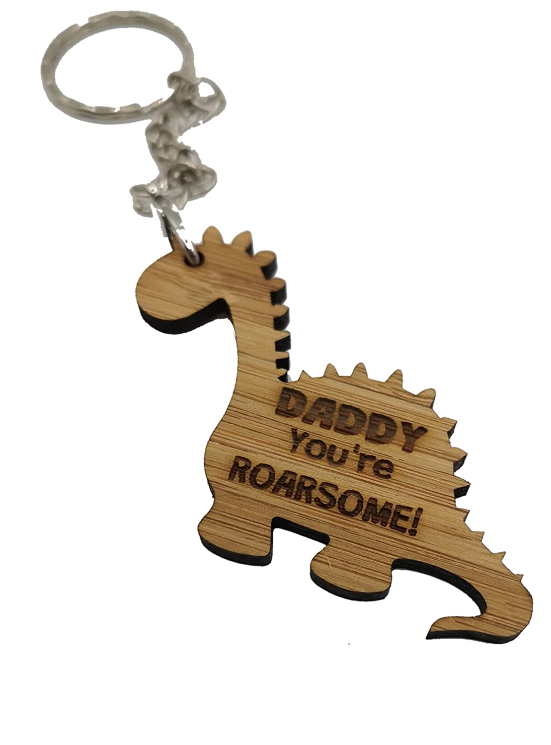 Dinosaur Hanging Decoration and Matching Keychain Gift Set