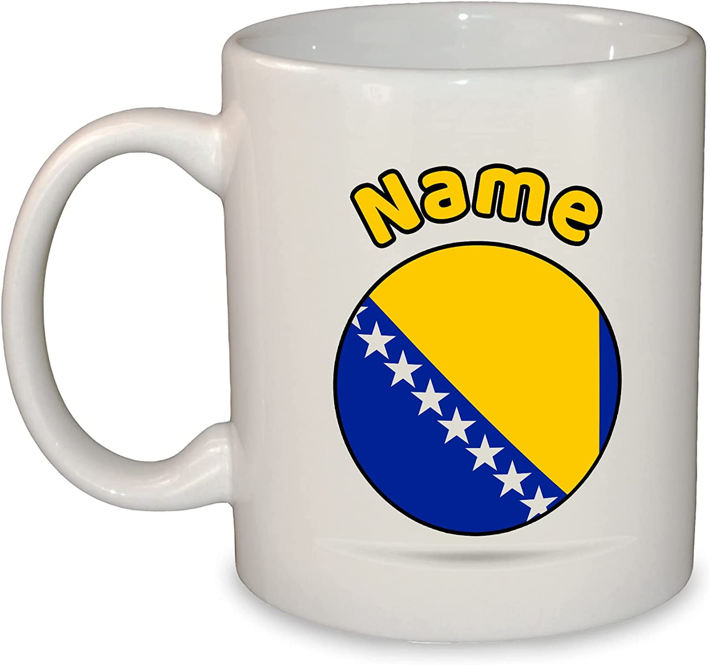 European Round Flag Mug - Choose from 25 countries