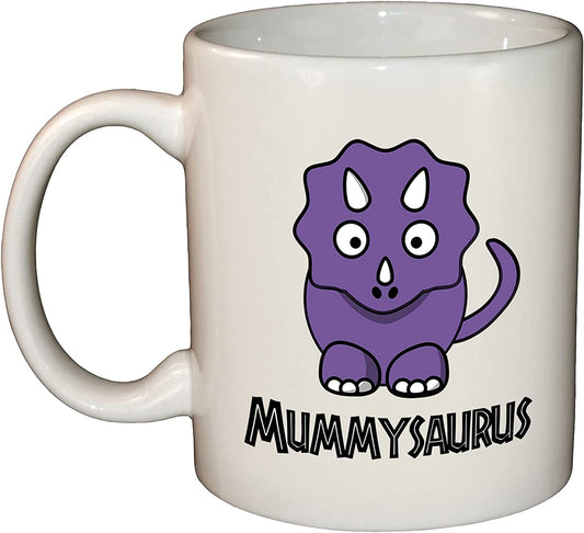 Mummysaurus / Daddysaurus Novelty Coffee Mug for Parents Ceramic