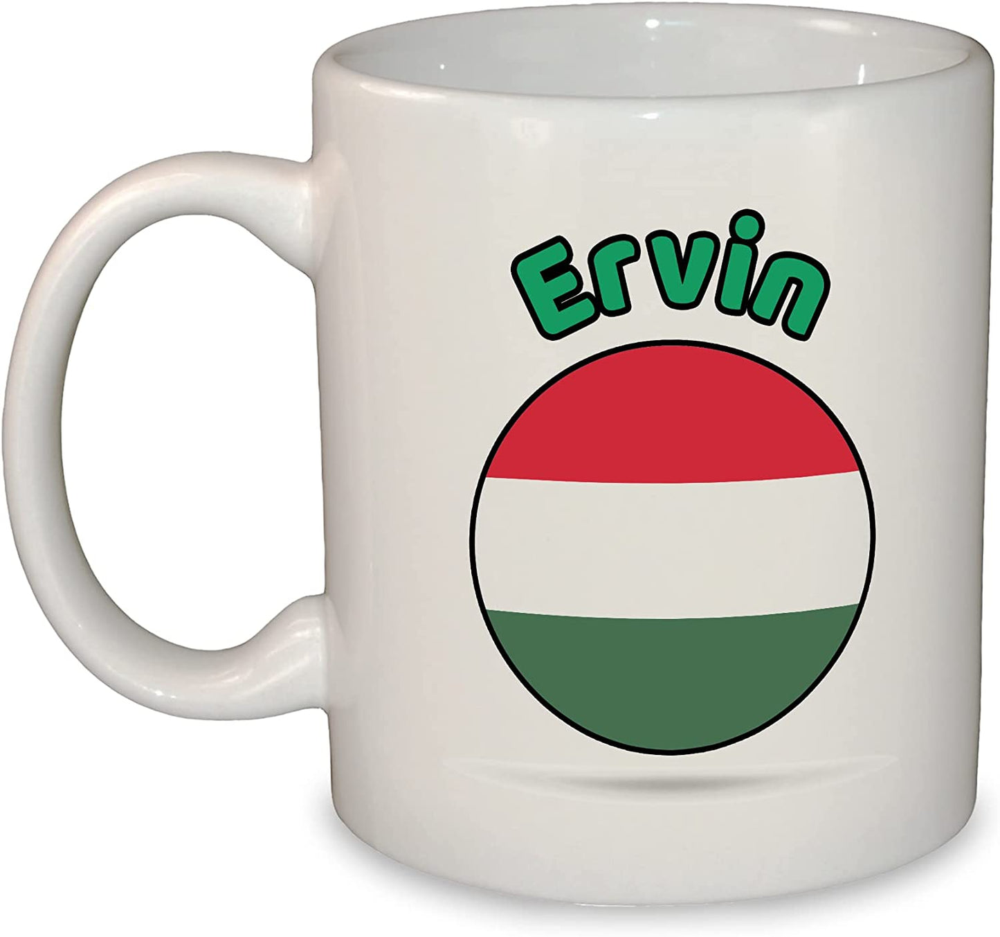 European Round Flag Mug - Choose from 25 countries