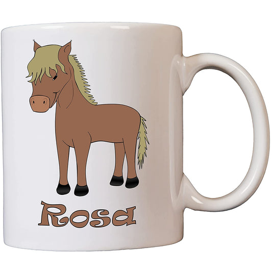 Personalised Horse Coffee Mug | Add Any Name