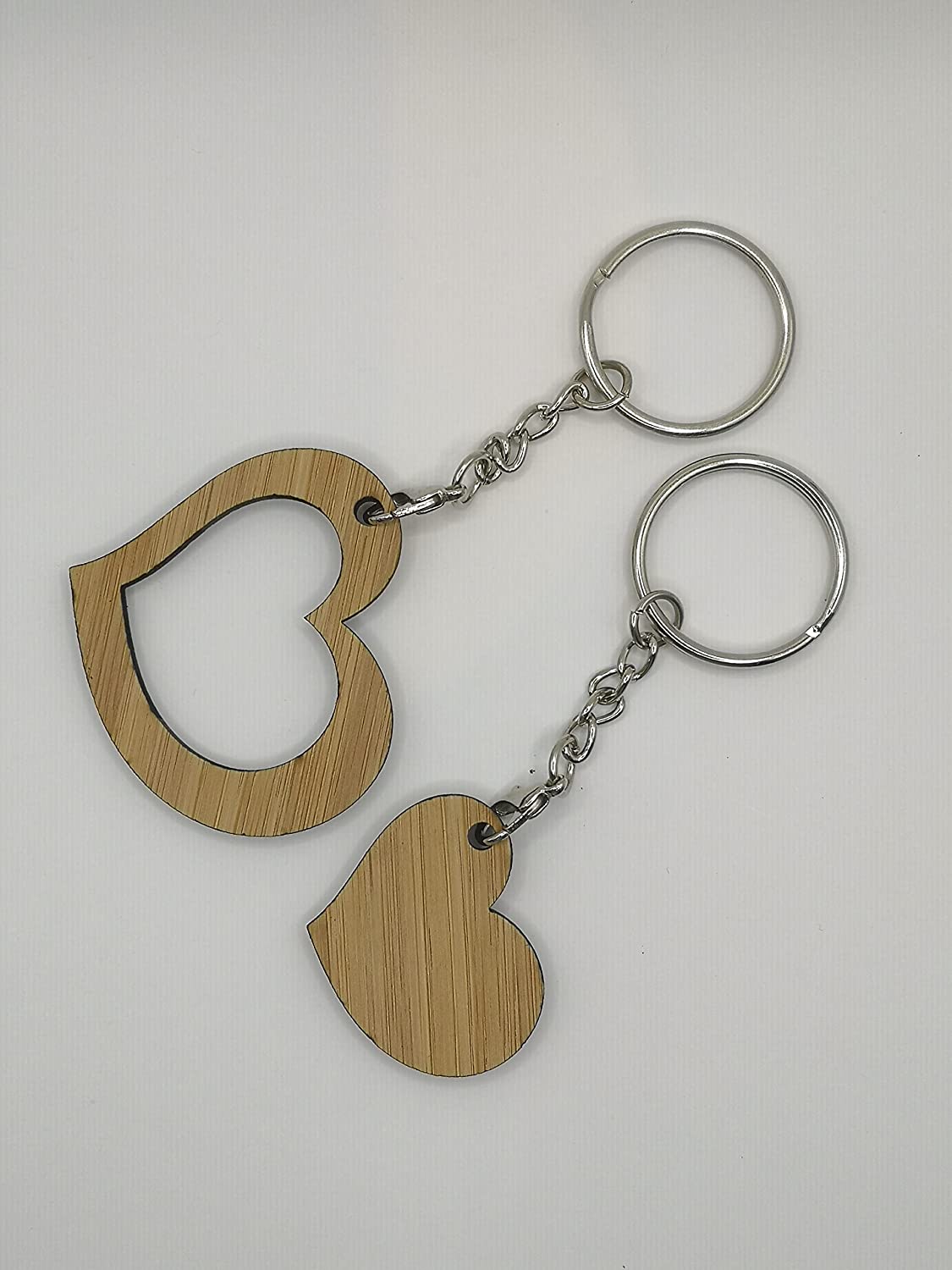 Mother / Daughter Bamboo Love Keychain Set