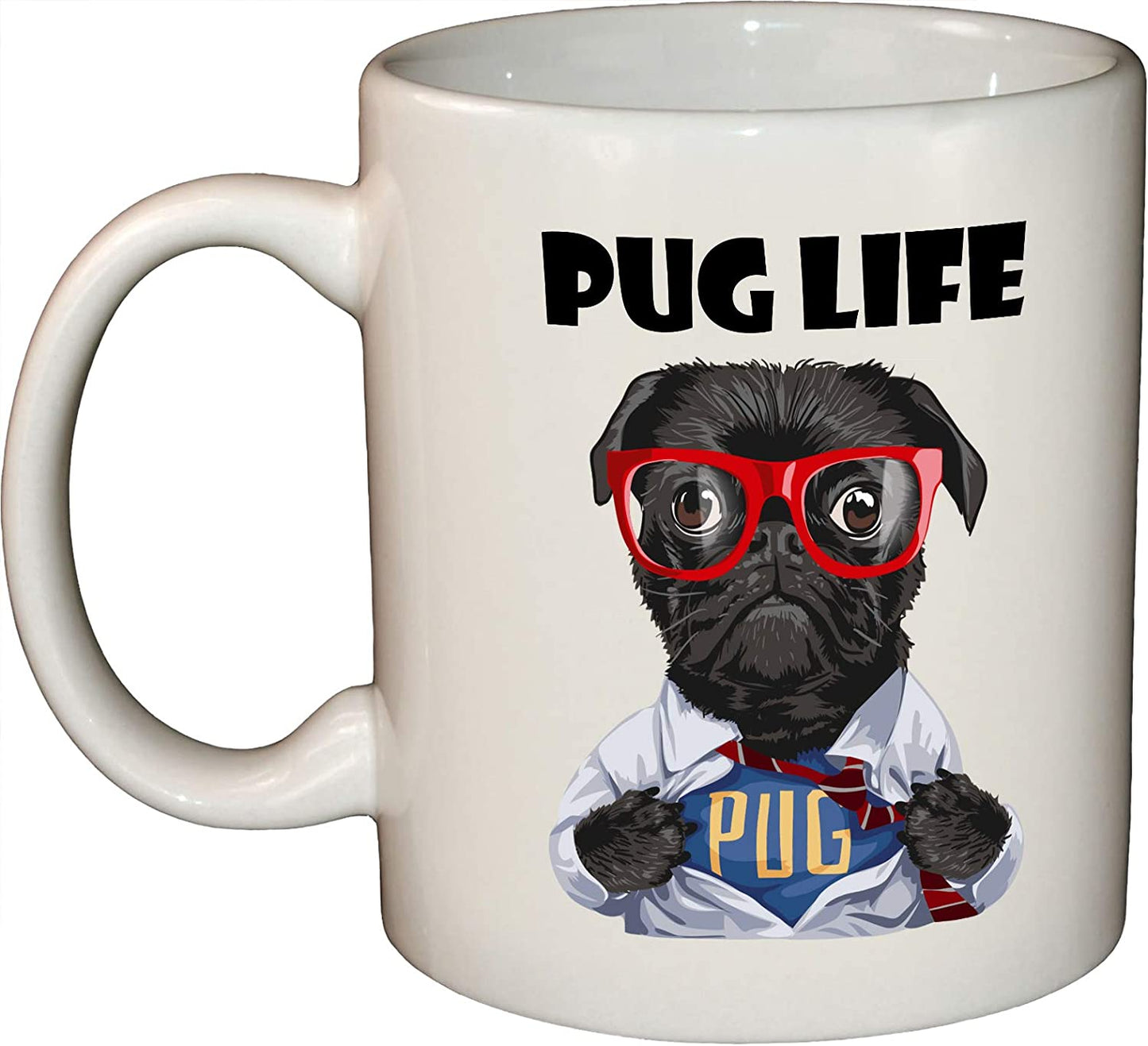 Pug Life Ceramic Coffee Mug