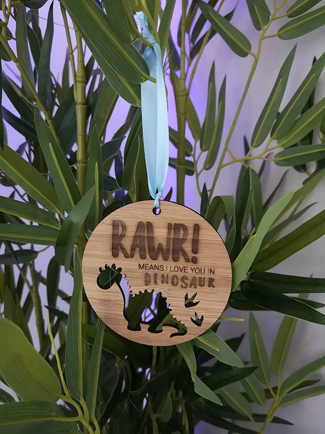 Bamboo Dinosaur Hanging Decoration