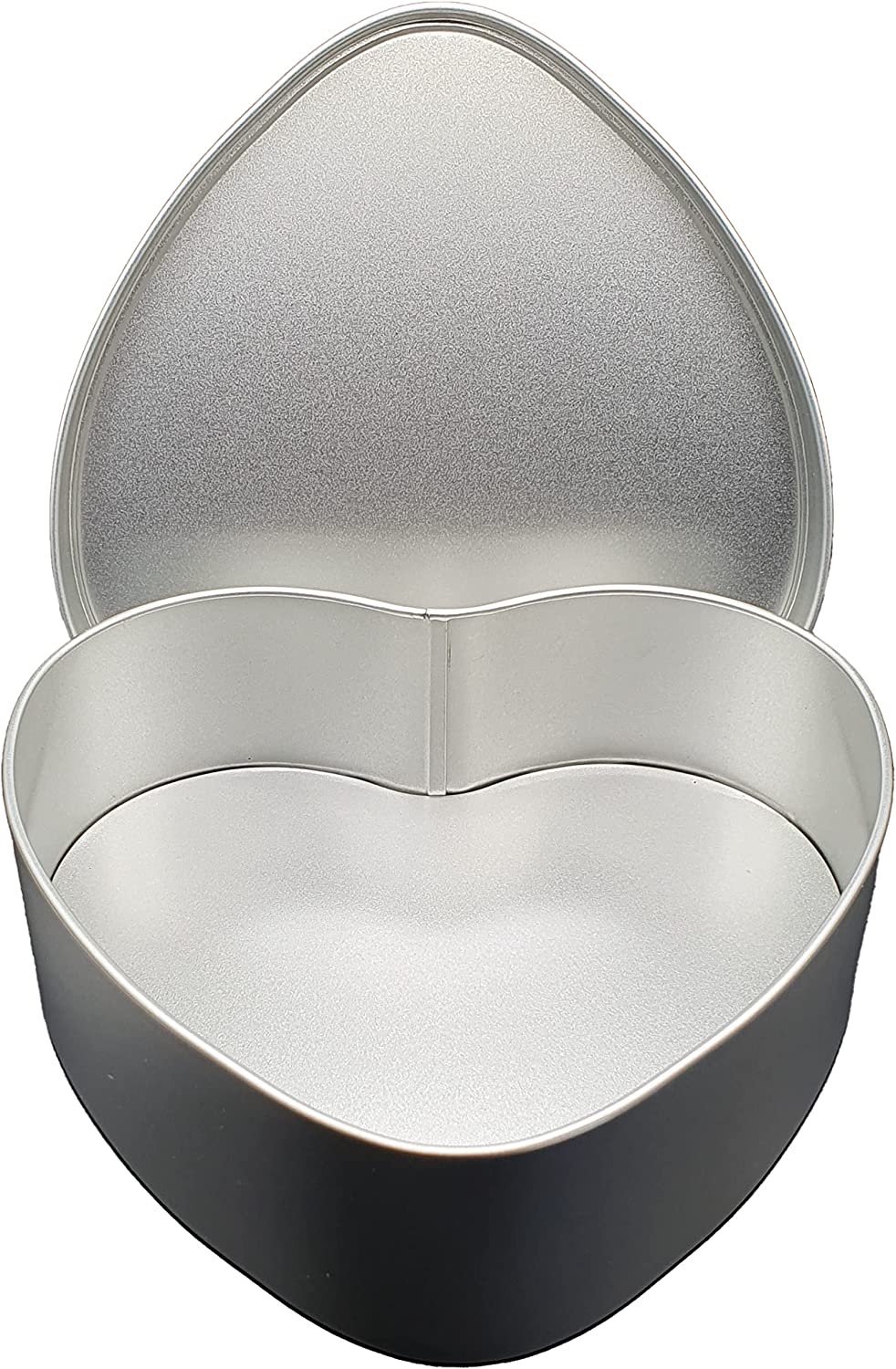 Personalised Heart-Shaped Metal Storage Tin with Custom Photo – AI Enhanced Image – Perfect Keepsake Box for Weddings, Anniversaries, Birthdays