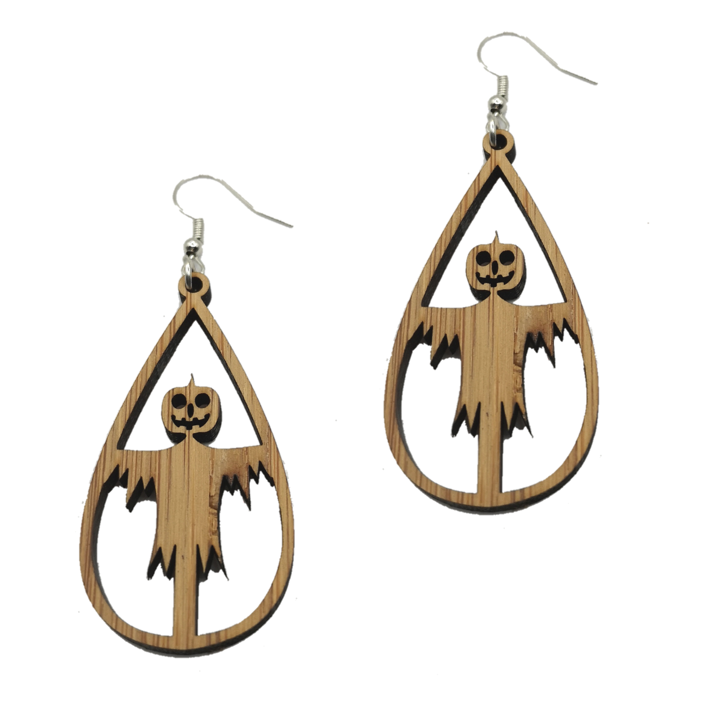 Halloween Haunted Scarecrow Earrings – customise with Gold, Rose Gold or Silver findings